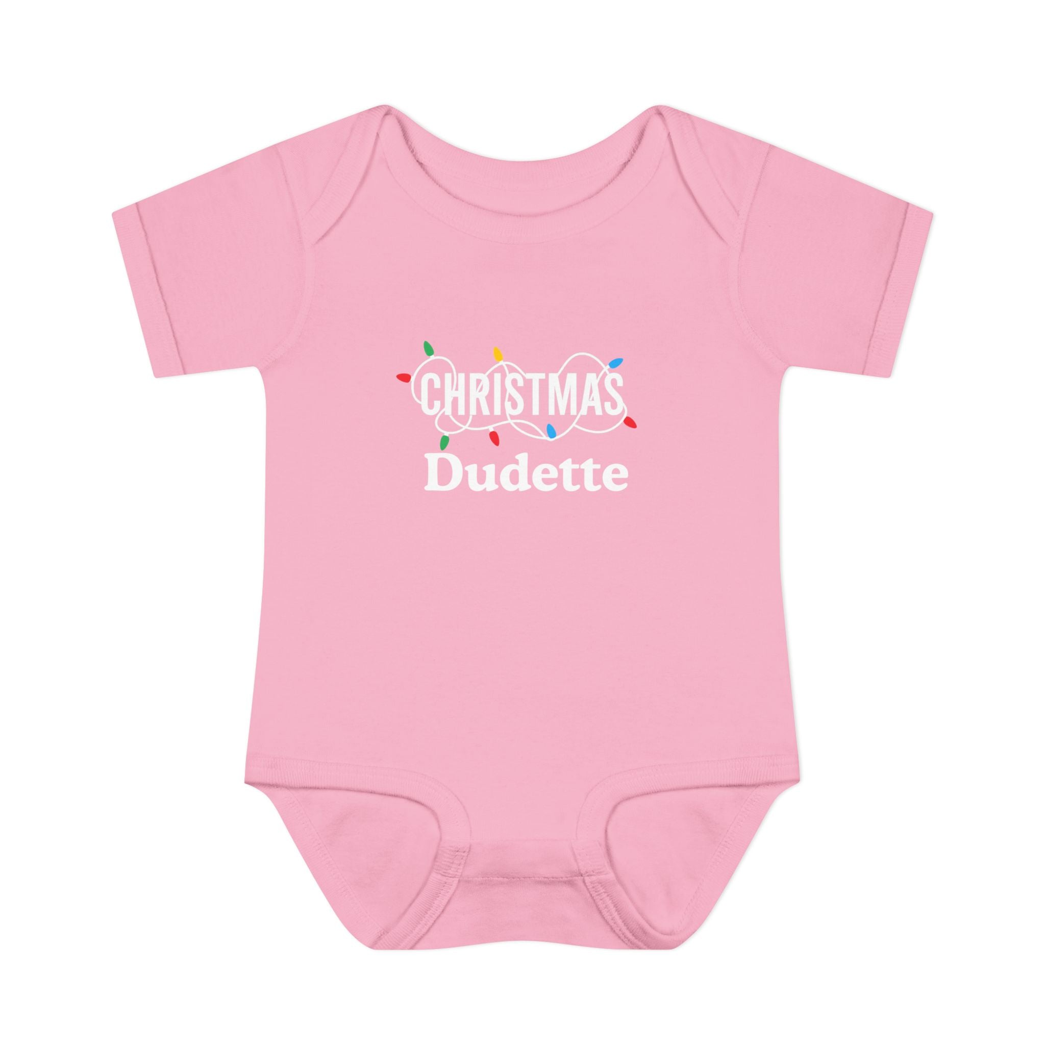 Christmas Dudette Infant Bodysuit