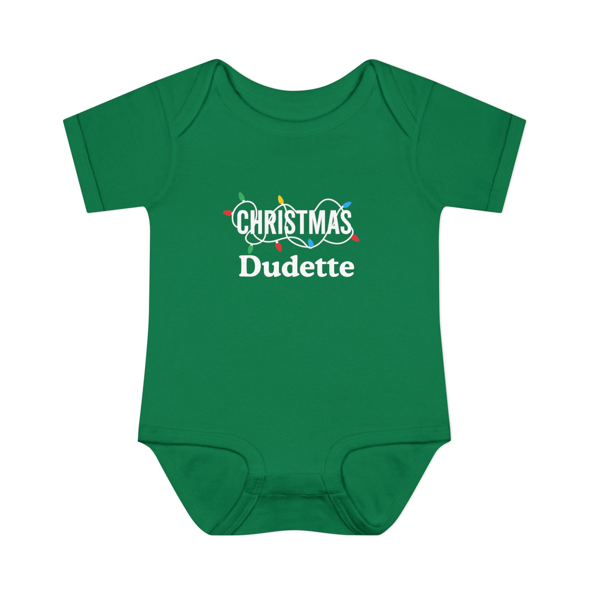 Christmas Dudette Infant Bodysuit